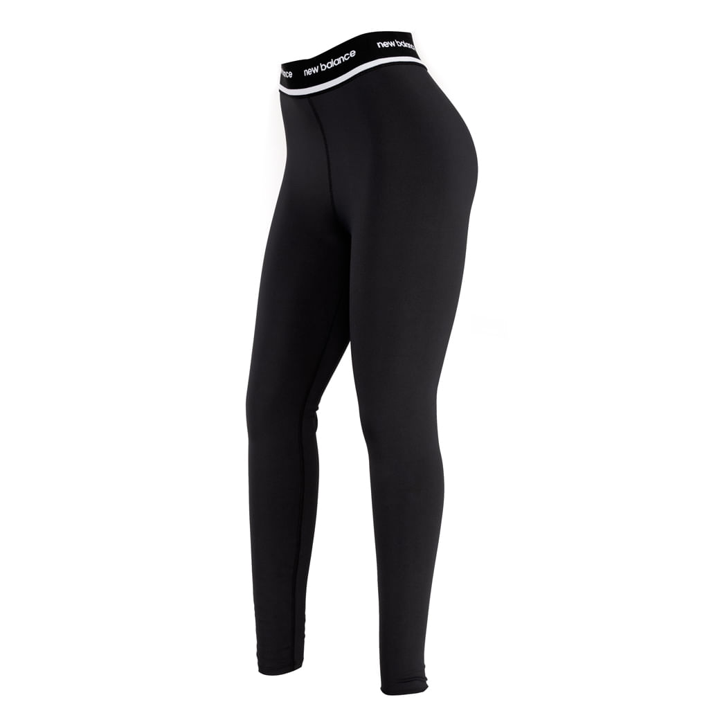 New Balance Legging WP41177B-BK F ESSENTIALS ACTIV Preto. Poliamida -7-